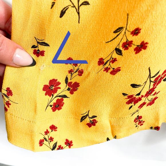 Thakoon‎ Floral Jumpsuit Yellow Smocked Waist Wide Leg Sleeveless Sz 4 - Picture 9 of 14